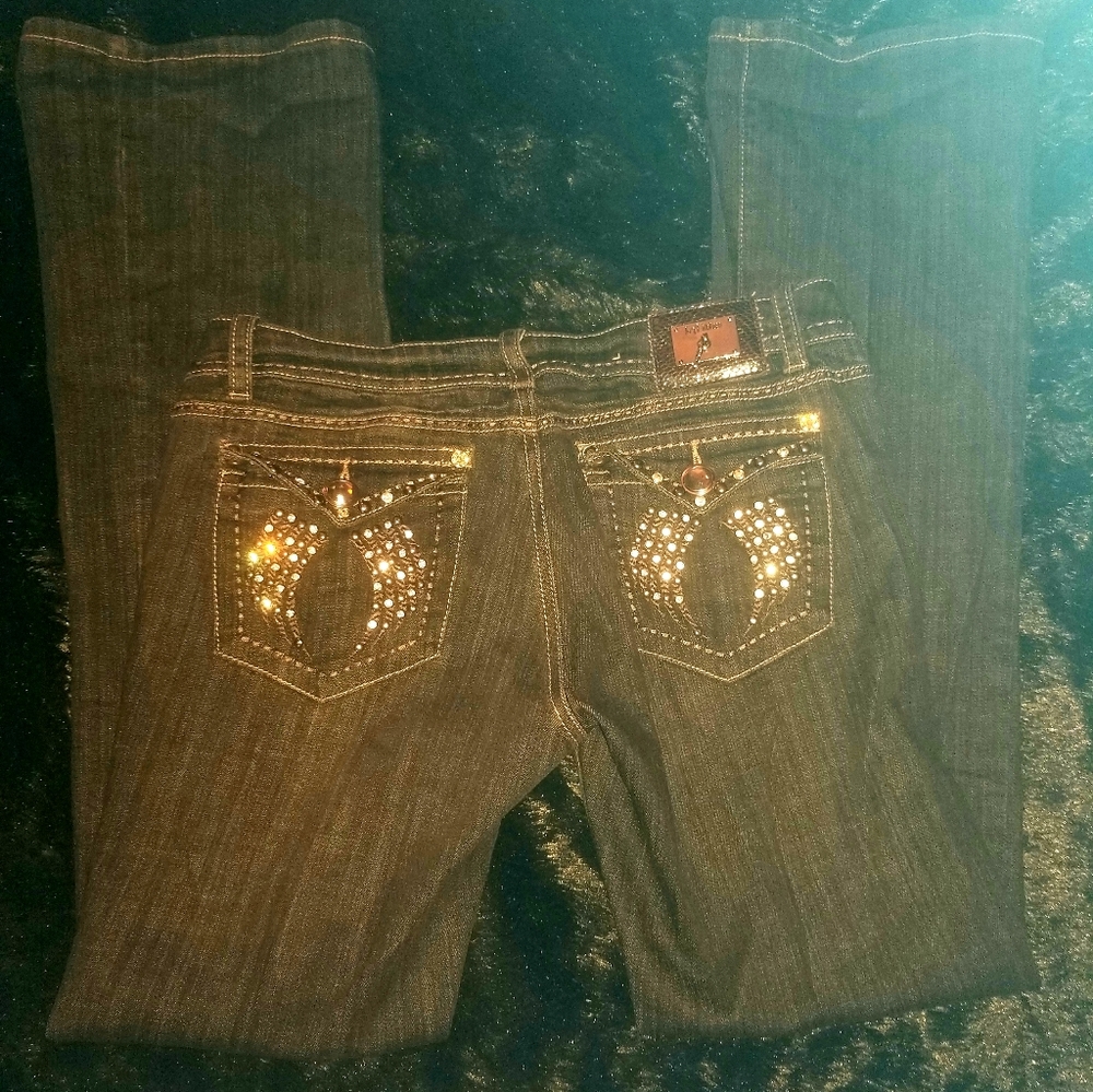 Dark Grey LA Idole Jeans